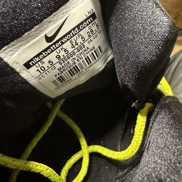 Size 10.5 - Nike Air Penny 2 II LE Cyber Volt Neon Green Black 2012‎ 535600-003
